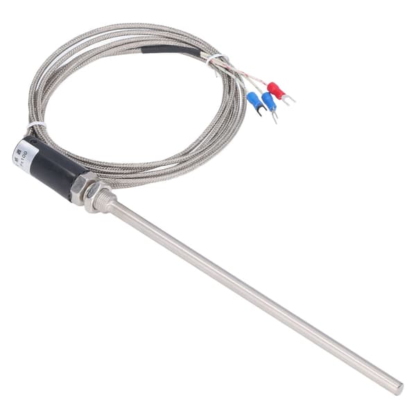 PT100 Temperatursensor Skjermet Ledningsprobe -200 til 450C WZPT-10