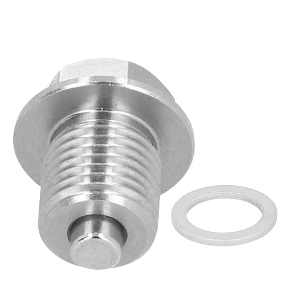 M14x1,5 mm oljeplugg i rustfritt stål, magnetisk universell bunnplugg