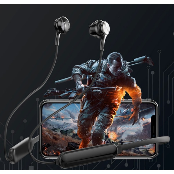 Hals Bluetooth-hovedtelefoner (sort)