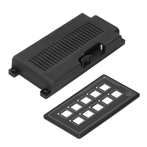 10P Membran Switch Panel Bluetooth APP Kontrol med Baggrundslys Modul LED Touch Indbygget PPTC til RV Båd