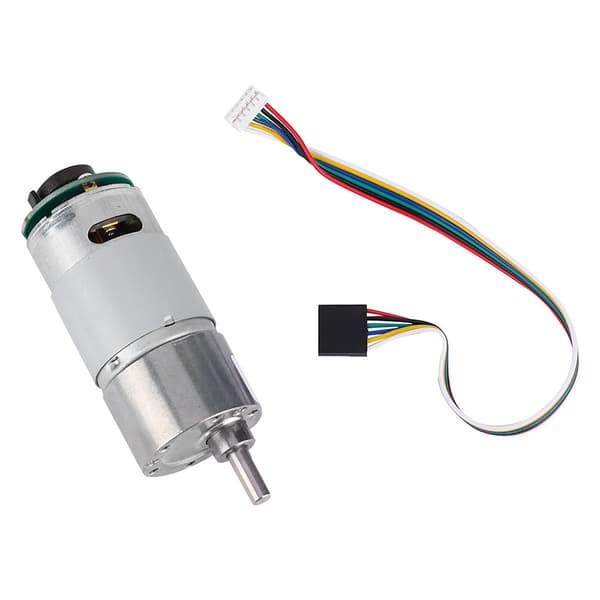 DC-motor med högt vridmoment och encoder 12V 500 RPM