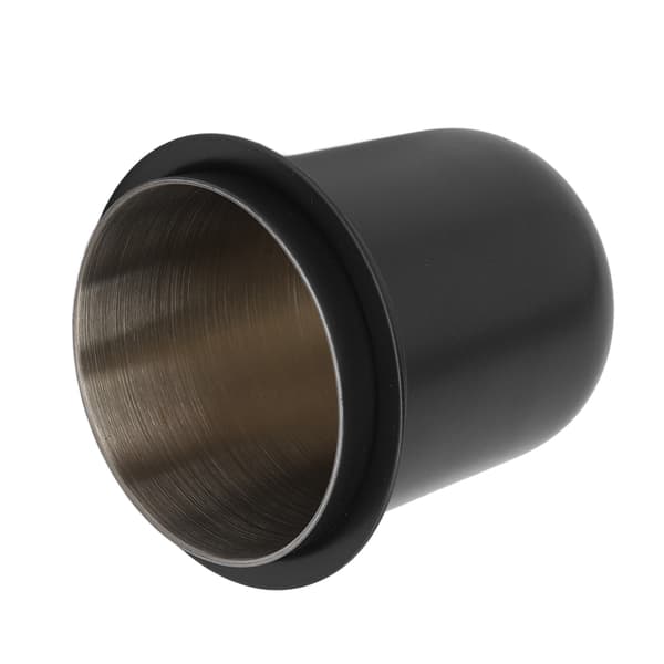 150 ml 58 mm Universal Håndfri Doseringsring for Kaffe i Rustfritt Stål, Mørk Grå