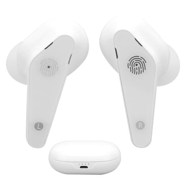 Trådlöst Bluetooth 5.0 Headset med Laddningsfodral Dubbla Samtal Hörlurar
