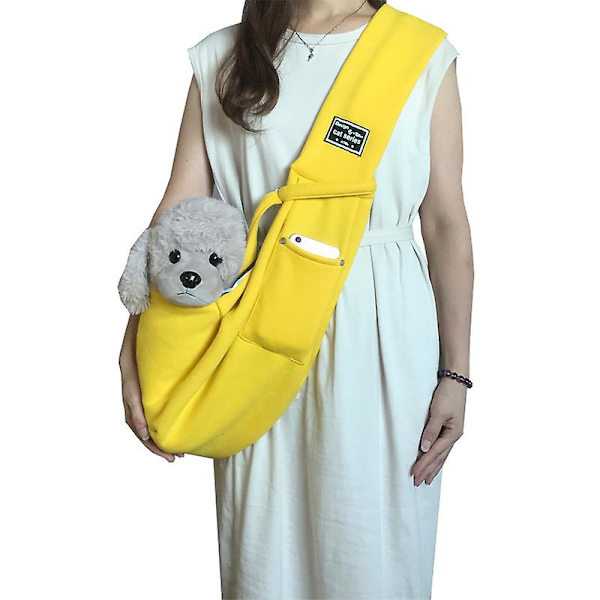 Pet Outing Crossbody axelväska (gul)