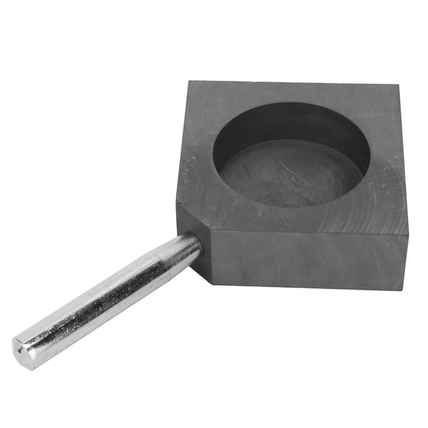 Högren Grafitform för Hög Temperatur 6 cm Diameter 2 cm Djup