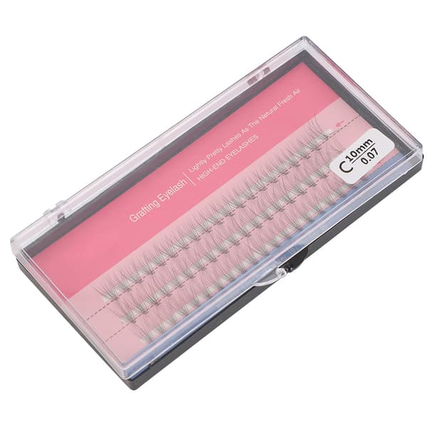 60 individuelle klynge-vippeextensions 0,07 mm 10 mm vippeextensionsværktøj
