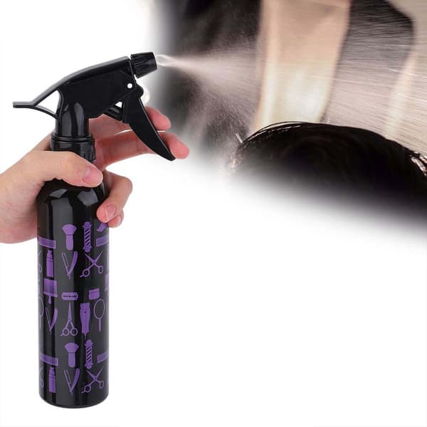 Professionel Hårstyling Vandforstøverflaske 300 ml Lilla Sort