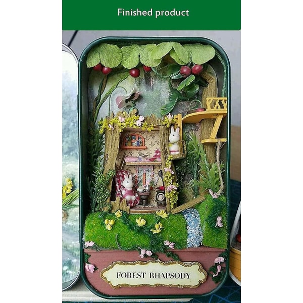 DIY hut box teater handgjord montering Forest Rhapsody