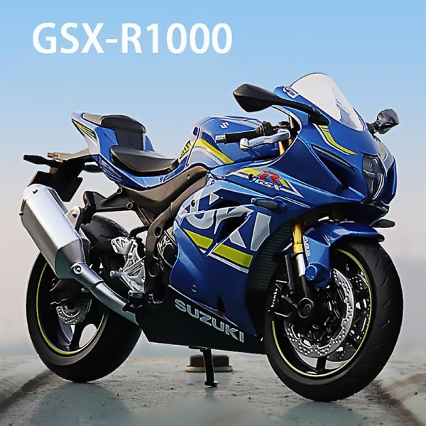 1:12 Diecast Motorcykel Model Toy F-suzuki Suzuki Gsx-r1000 Suspension Terrängfordon Motorcykel Collection Model Gift