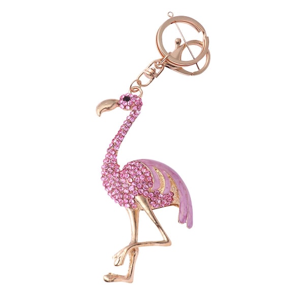 Laventeli Flamingo Design Avaimenperät tekojalokivi Avaimenperät Riipus Muoti Avaimenperä Käsityöt Riippuvat Koristeet Lahja