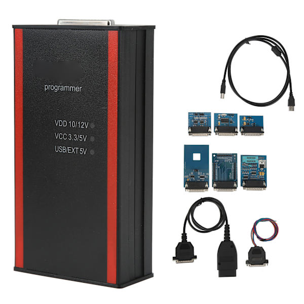 Iprog Pro V86 ECU Programmer IMMO Odometer Justering Bil Diagnostic Scanner med Adaptere