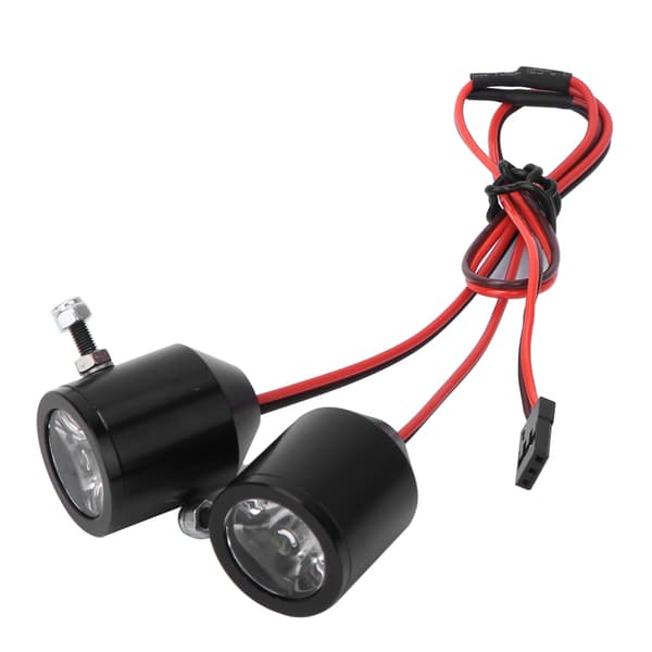 RC bilmodel sort 3W Spotlight Søgelys Reservedele