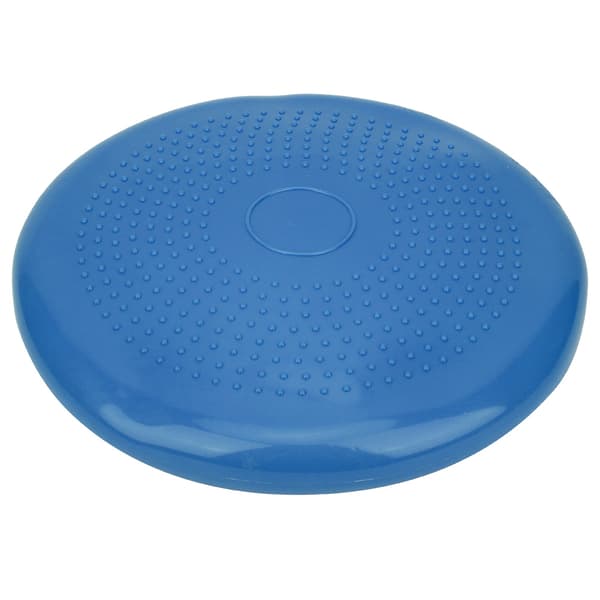 Uppblåsbar yogabalanskudde Wobble Massagekudde Blå 34 cm diameter