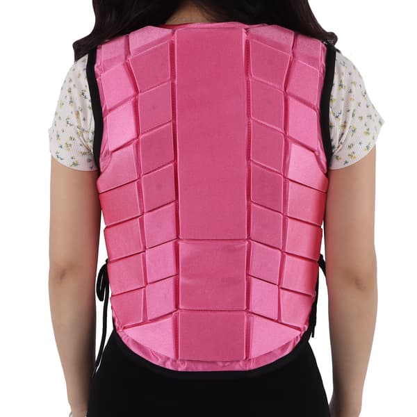 Vadderad säkerhetsväst för barn, rosa