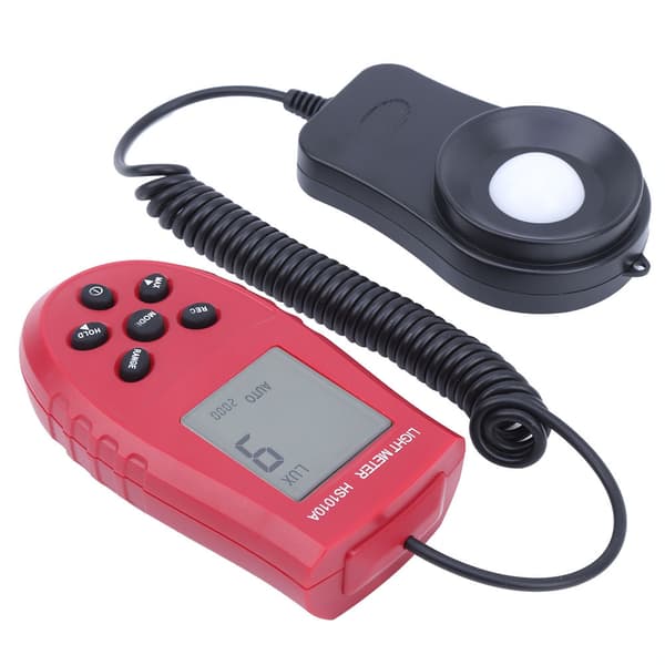 HS1010A Digitalt Lysmeter Høj Nøjagtighed Bærbart Luxmeter Auto Range Fotometer