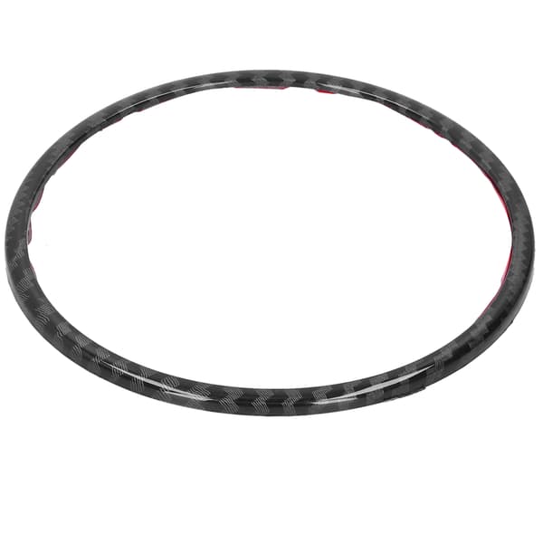 Mazda 3 Axela 2020 Kulfiber Blank Sort Ratpanelkappe Trim Paljetter Cirkelmærke Ring