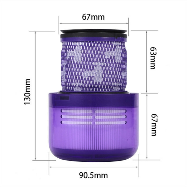 4 kpl V11 takapölynimurin tarvikkeet varaosat Dyson V6/V7/V8/V10/V11 pölynimurimalleihin