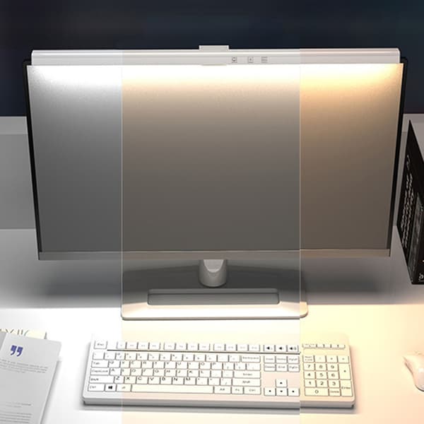 Touch Control LED-skärmlampa Minskar Ansträngda Ögon 60min Timer Vitt Ljus