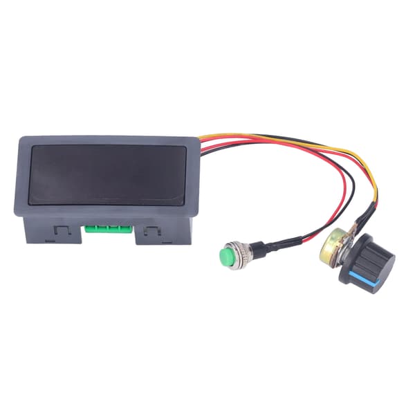 Digital Display PWM DC Motor Hastighetskontroller Trinnløs Bryter 0.56 Tommers LED