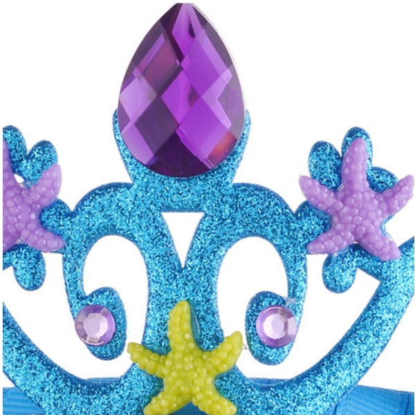 Bright Diamond Mermaid Starfish Crown (kuninkaallinen)