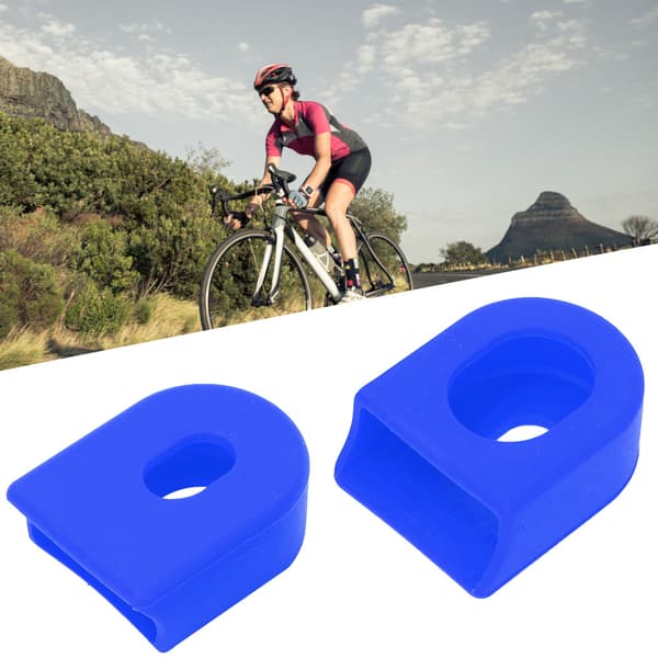 RISK Silikon Mountainbike Landsvägscykel Vevarmskydd Blå 5-pack