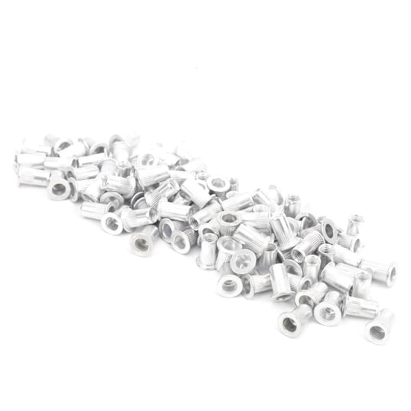 Aluminium Platt Huvud Vertikala Drag Nitar Mutter 100 st