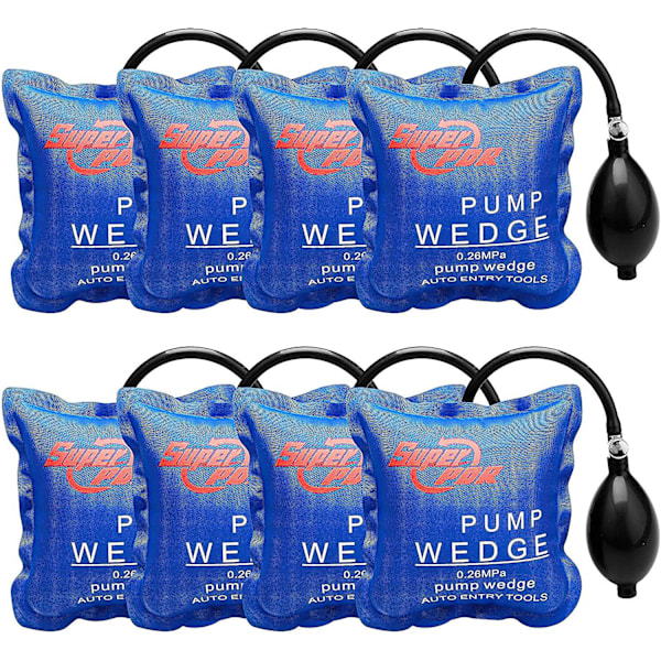 Gør-det-selv oppustelig løftepude pumpe kile hvert stykke kan bære 200 kg (440 lbs) Løftemøbler Heavy Load Lifting Pude Winbag Max (8 stk)
