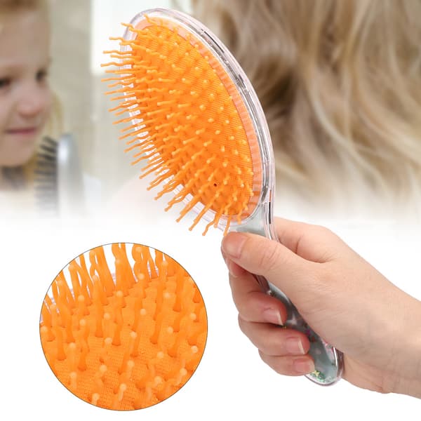 Tegneserie Luftpude Hårbørste Glat Krøllet Hår Styling Massagebørste 01