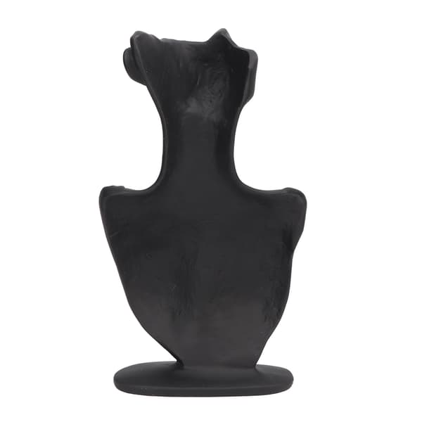 Sort Resin Elegant Letvægts Buste Display Stand til Halskæder med Stor Plads