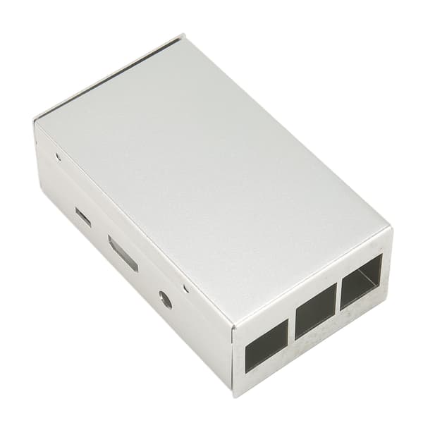 Kølekabinet til Raspberry Pi Fremragende varmeafledning Køleskal i aluminiumslegering til Raspberry Pi 3B+