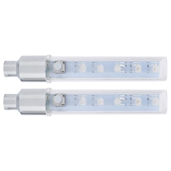2. generasjons sykkeldekkventilhette lys 5 LED 7 moduser sykkelhjulslys for Schrader-ventil