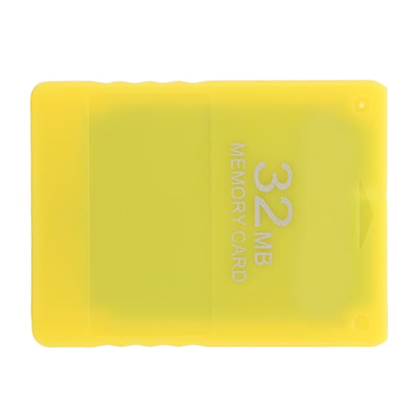 32MB High Speed FMCB 1.966 Hukommelseskort PS2 Datalagring Gul