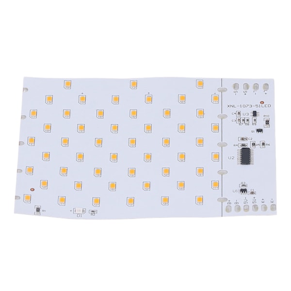 Fleksibel LED-panel med 3 lysmoduser for solsimulert stearinlyslampe 5-6V