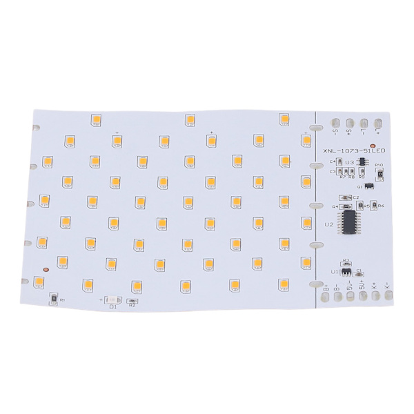 Fleksibelt LED-panel med 3 lystilstande til solsimuleret stearinlyslampe 5-6V