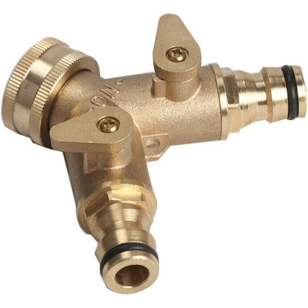 Y-lukitusjärjestelmä 3/4" paljaalla messingillä