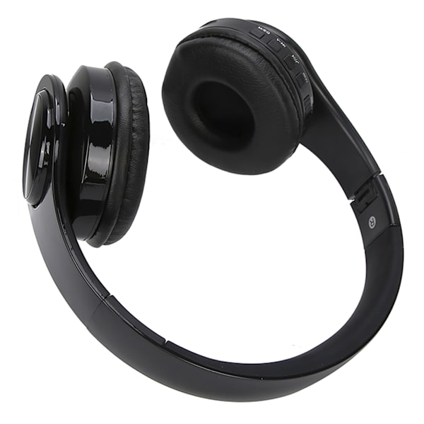 Bluetooth 5.0 Trådløse Over Ear Stereo Headset med Mikrofon Sort