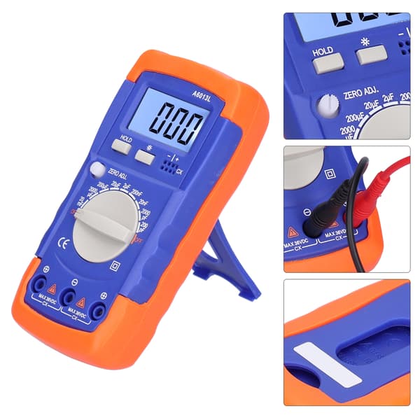 A6013L Digital multimeter Hög Precision Smart Kapacitanstestare LCD-skärm