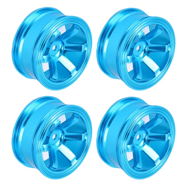Alufælge Nav Ringe Reservedele Tilbehør Passer til 1/10 RC Flat Running Drift Car 6-Eget Blå