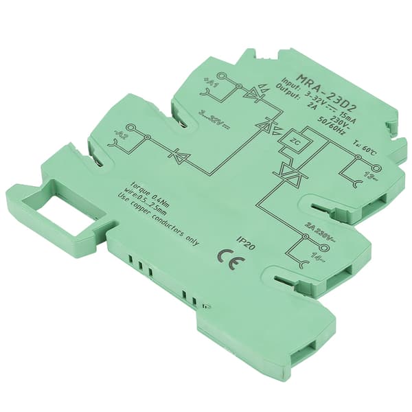 MRa 23D2 Ultratynn 6,2 mm Solid State Relémodul Inngang 3-32VDC