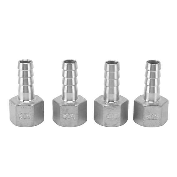 13 mm 4 tommer rustfrit stålrørsfittings til ølkøler, halv sving slangekobling