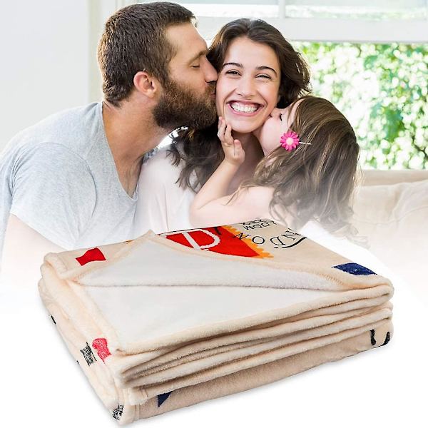 Konvoluttæppe Engelsk flanneltæppe
