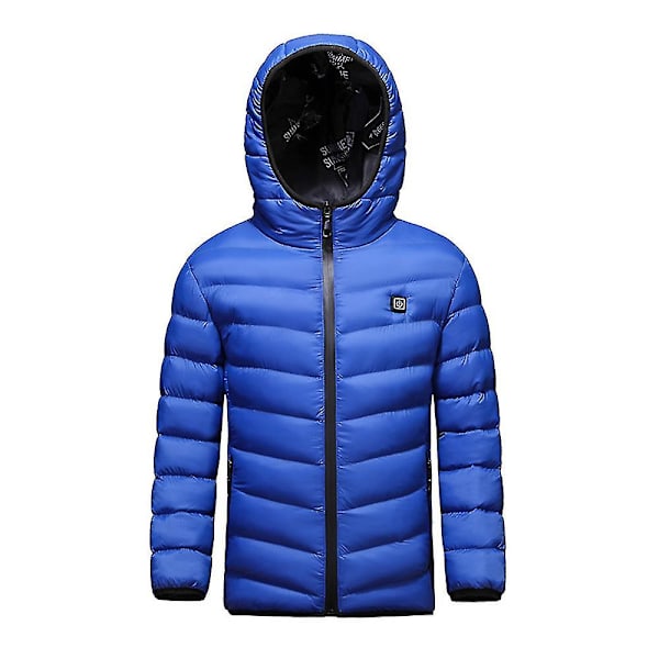 Pojkar Flickor USB Jacka Vintervarm Kappa Peacock Blue 130cm