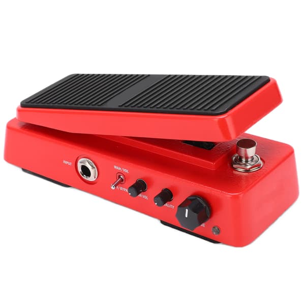WAH 2 Wah Volume Pedal Multimode 6 Niveauer Justerbar Frekvens Guitar Tuning Tilbehør 9V 18mA