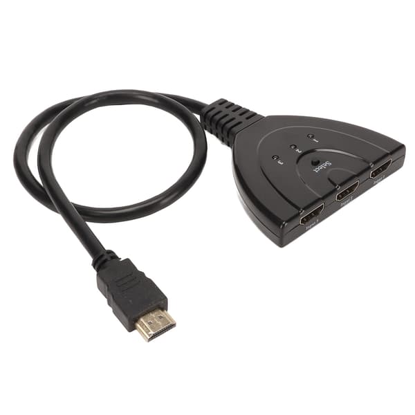 3-ports HD Multimedia Interface Switcher 3 ind 1 ud 3D 1080p HD Multimedia Interface Splitter til HDTV DVD til PS3 til PS4