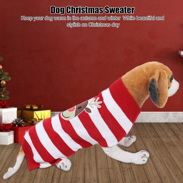Varm Vinter Jule Hunde Sweater Kæledyr Hvalp Rensdyr Outfit