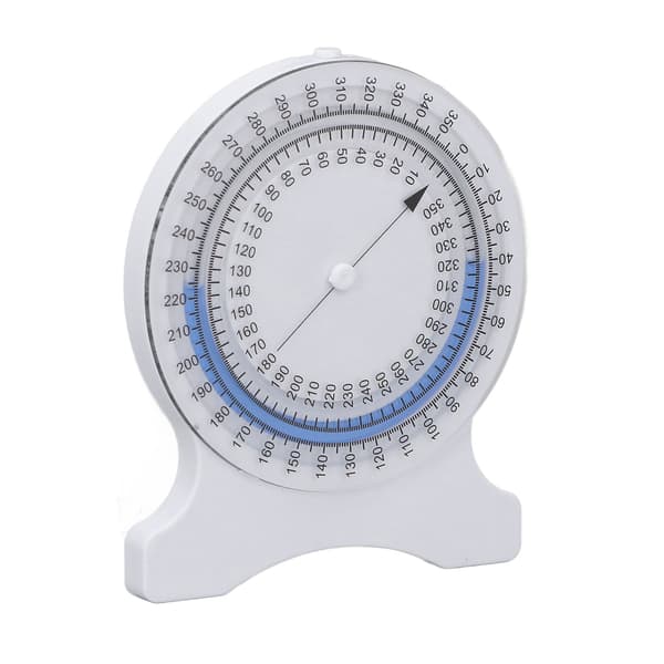 Professionel bobleinklinometer til fysioterapi, lækagesikker, nøjagtige målinger, blå til studerende