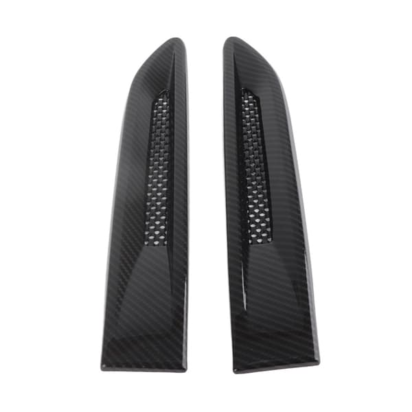 2 stk. Karbonfibertekstur Fender Side Luftventiluttaksdeksel Passer for Jaguar XF XFL XE