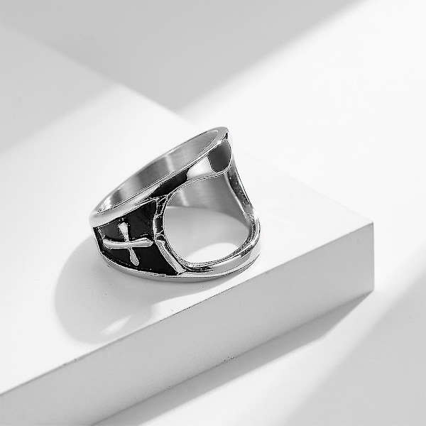 Rostfritt stål Flasköppnare Ring Ring Retro Cross Flaska