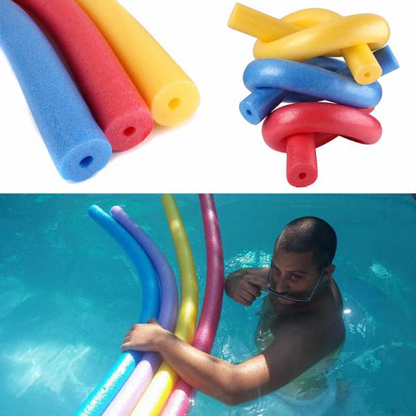 75 mm x 1500 mm Flydende Poolstol Komfortabelt Holdbart Mesh Vandafslapning