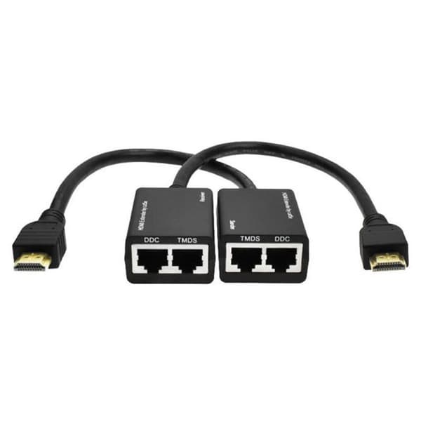 1 par RJ45 CAT5e CAT6 UTP LAN Ethernet Extender Repeater 1080P 3D 30 meter Transmitter Receiver